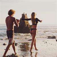 Alexis Ren in a bikini - ass