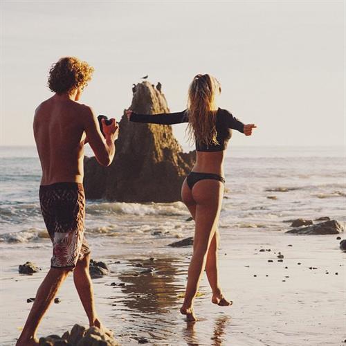 Alexis Ren in a bikini - ass