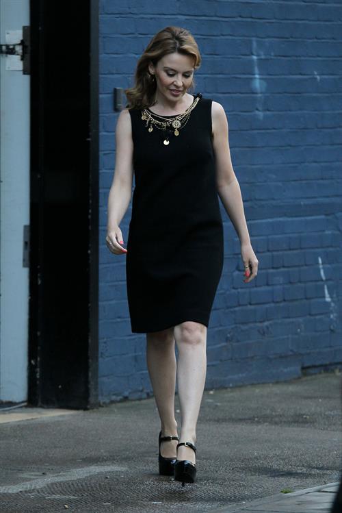Kylie Minogue  At a music studio in Notting Hill - September 26,2012 