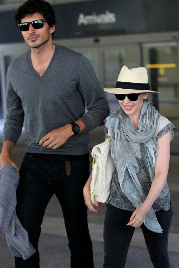 Kylie Minogue - LAX Airport in LA - June 9, 2012