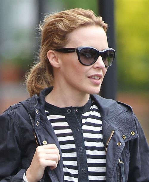Kylie Minogue - Leaving her management company in London - June 6, 2012 