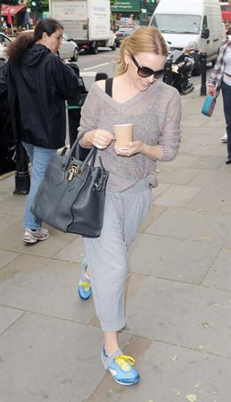 Kylie Minogue - Arriving at a dance studios in Fulham - May 31, 2012