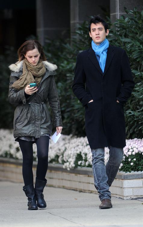 Emma Watson out and about in NYC 11/18/12 