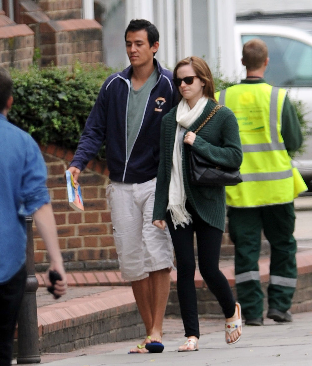 Emma Watson - In London with her boyfriend Will - August 25, 2012