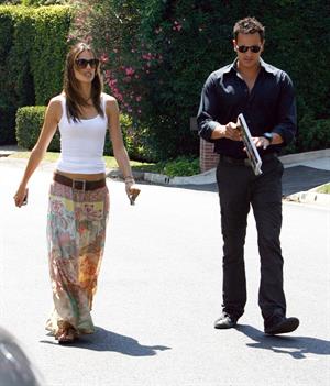 Alessandra Ambrosio checking out houses in Los Angeles 13.09.11 