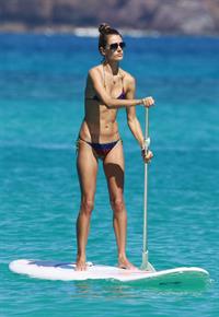 Alessandra Ambrosio in St Barth French West Indies on January 23, 2010