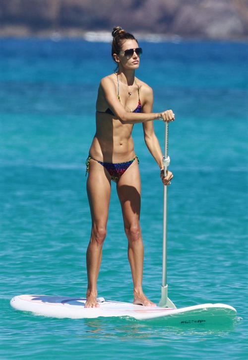 Alessandra Ambrosio in St Barth French West Indies on January 23, 2010