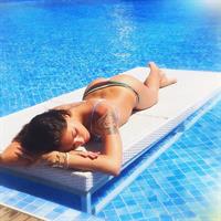 Belén Rodríguez in a bikini