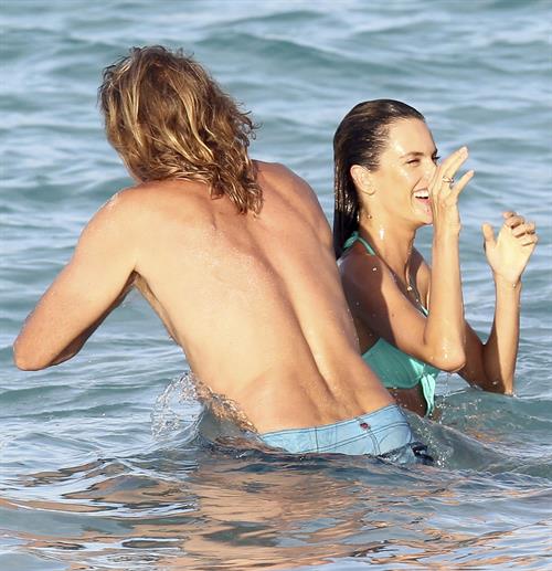 Alessandra Ambrosio Victoria's Secret photoshoot in St. Barts 1/31/13 