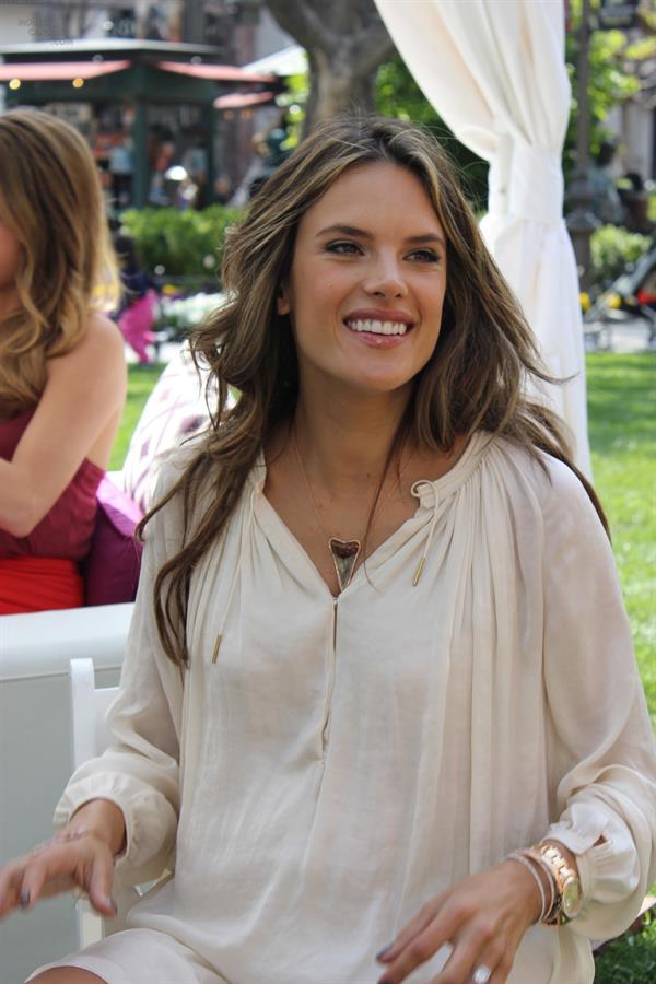 Alessandra Ambrosio Philips Satin Perfect Fashion and Beauty Event March 23, 2012 