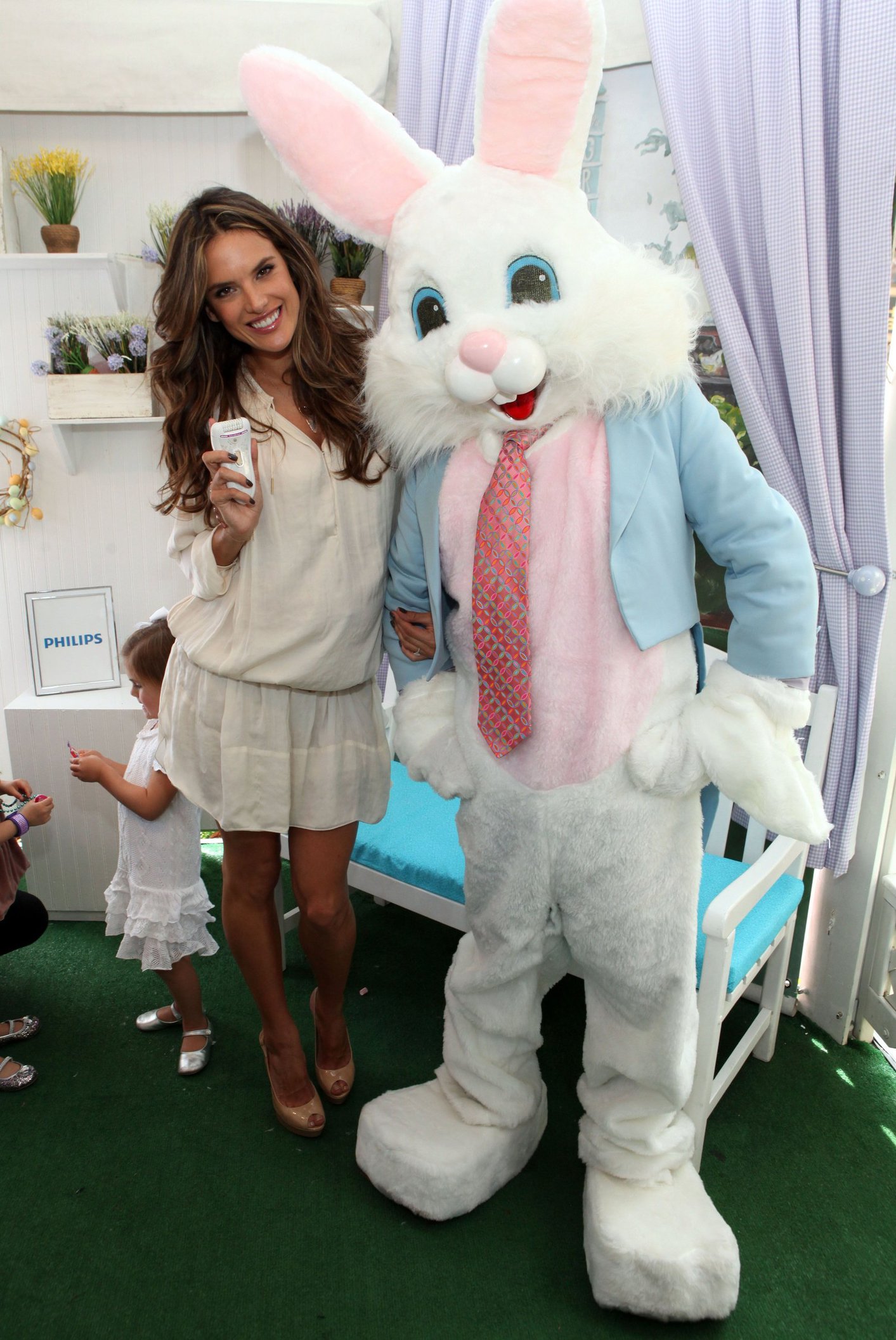 Alessandra Ambrosio Pictures Alessandra Ambrosio Philips Satin Perfect Fashion and Beauty Event March 23, 2012