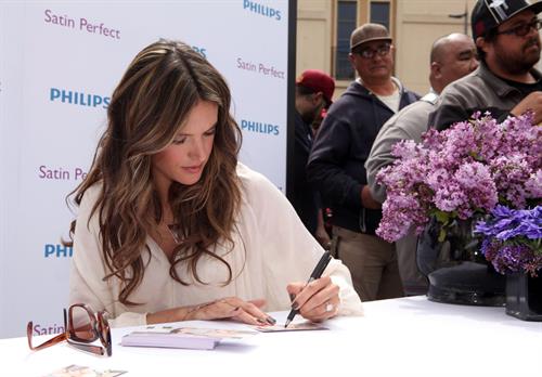 Alessandra Ambrosio Philips Satin Perfect Fashion and Beauty Event March 23, 2012 
