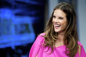 Alessandra Ambrosio on El Hormiguero tv show in Madrid 05.03.2012 