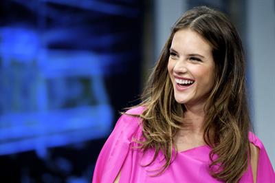 Alessandra Ambrosio on El Hormiguero tv show in Madrid 05.03.2012 
