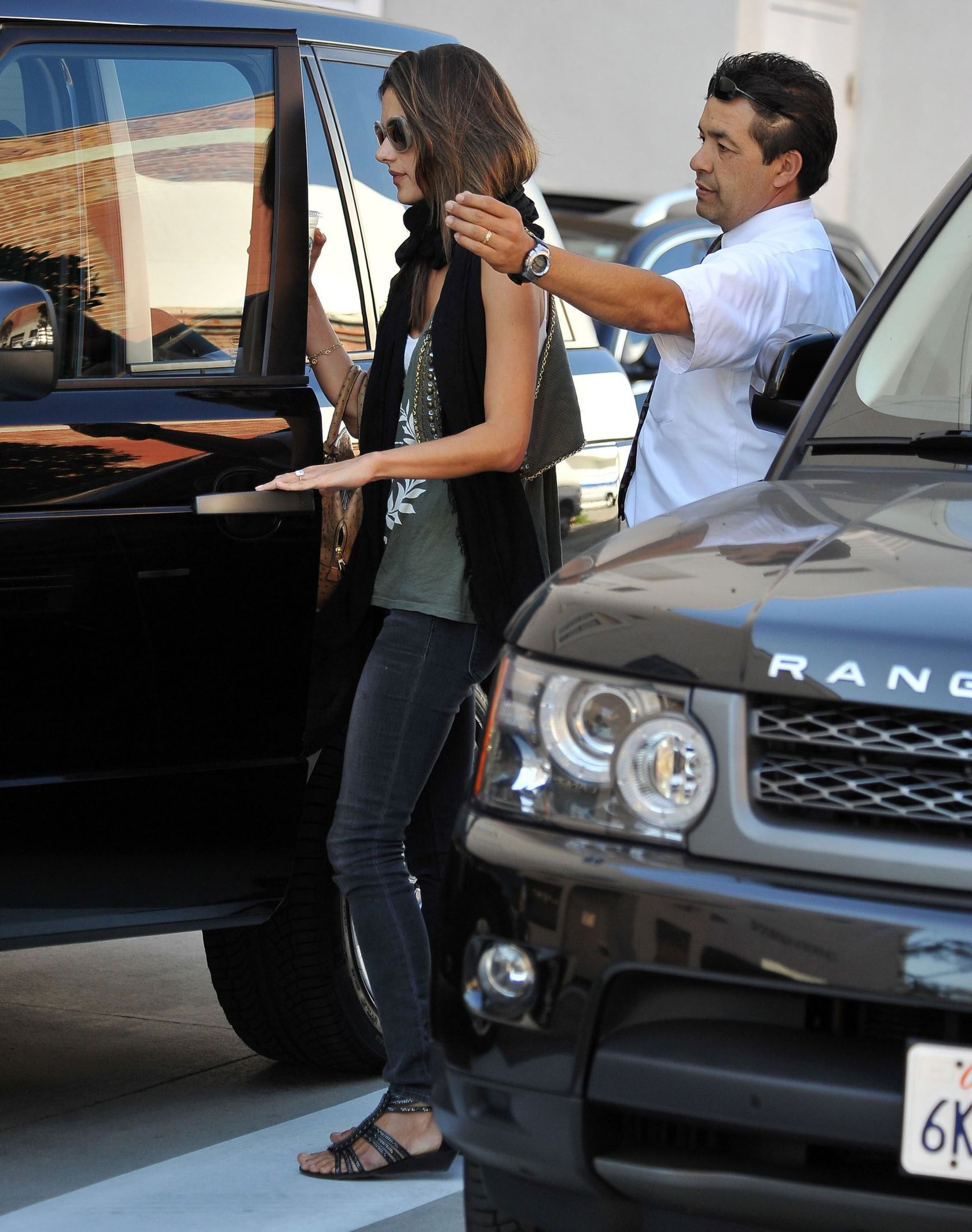 Alessandra Ambrosio out in Brentwood on January 28 