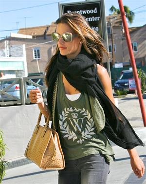 Alessandra Ambrosio out in Brentwood on January 28 