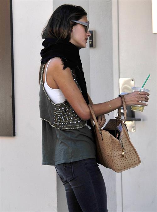 Alessandra Ambrosio out in Brentwood on January 28 
