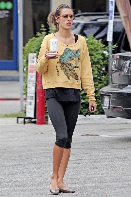 Alessandra Ambrosio out and about in Santa Monica 31.08.11 