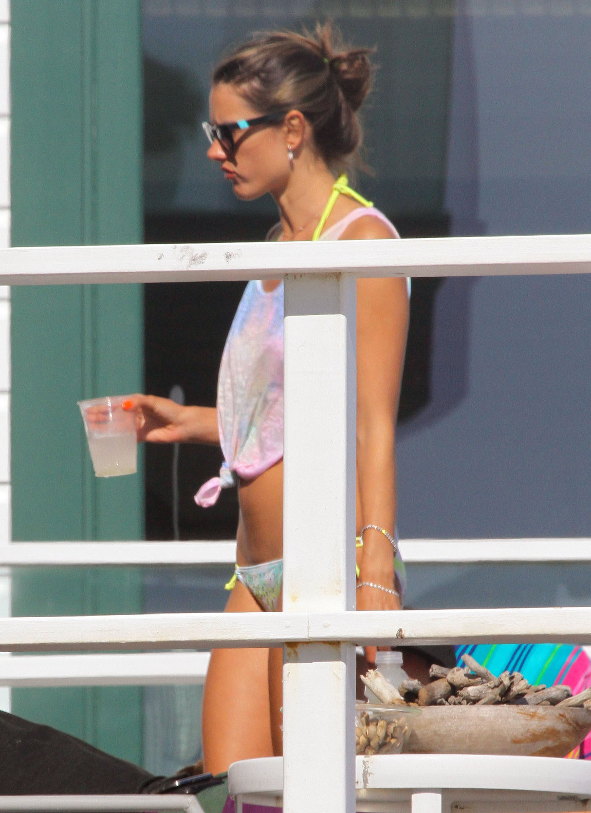 Alessandra Ambrosio Bikini Pictures Alessandra Ambrosio playing beach volleyball in Malibu on July 7, 2012