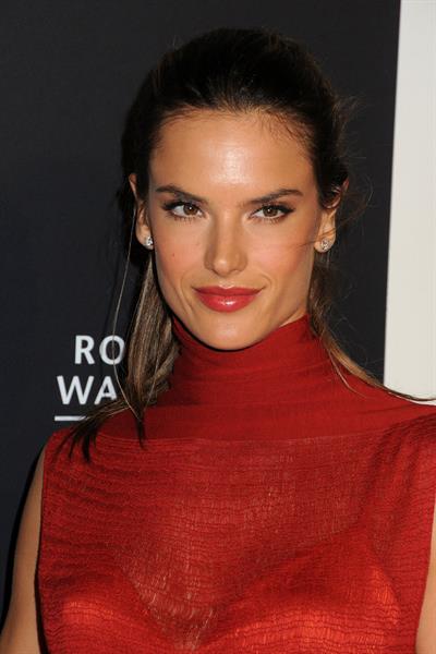 Alessandra Ambrosio at Rodeo Drive Walk of Style Award Honoring Iman and Missoni on October 23, 2011 