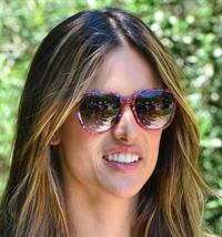 Alessandra Ambrosio set of a photoshoot in Beverly Hills on June 18, 2012 