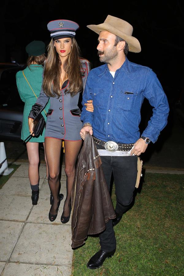 Alessandra Ambrosio at a Halloween party in Beverly Hills 10/26/12 