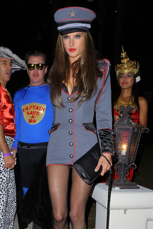 Alessandra Ambrosio at a Halloween party in Beverly Hills 10/26/12 