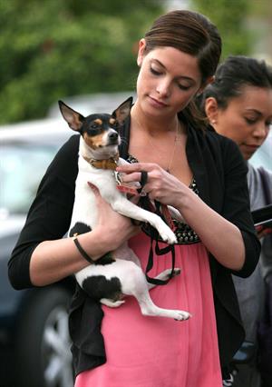 Ashley Greene and her dog Marlow out and about in Beverly Hills on January 15 