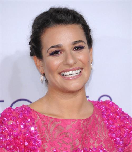 Lea Michele in pink at the 39th Annual People's Choice Awards in Los Angeles on Jan 9, 2013 