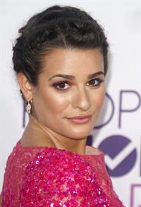Lea Michele in pink at the 39th Annual People's Choice Awards in Los Angeles on Jan 9, 2013 