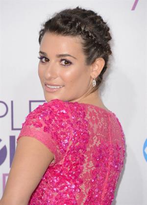 Lea Michele in pink at the 39th Annual People's Choice Awards in Los Angeles on Jan 9, 2013 