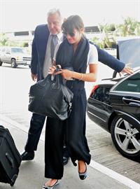 Lea Michele  departs LA airport 9/21/12 