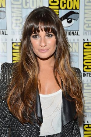 Lea Michele @  GLEE  Press Room during Comic-Con 2012 - July 14, 2012