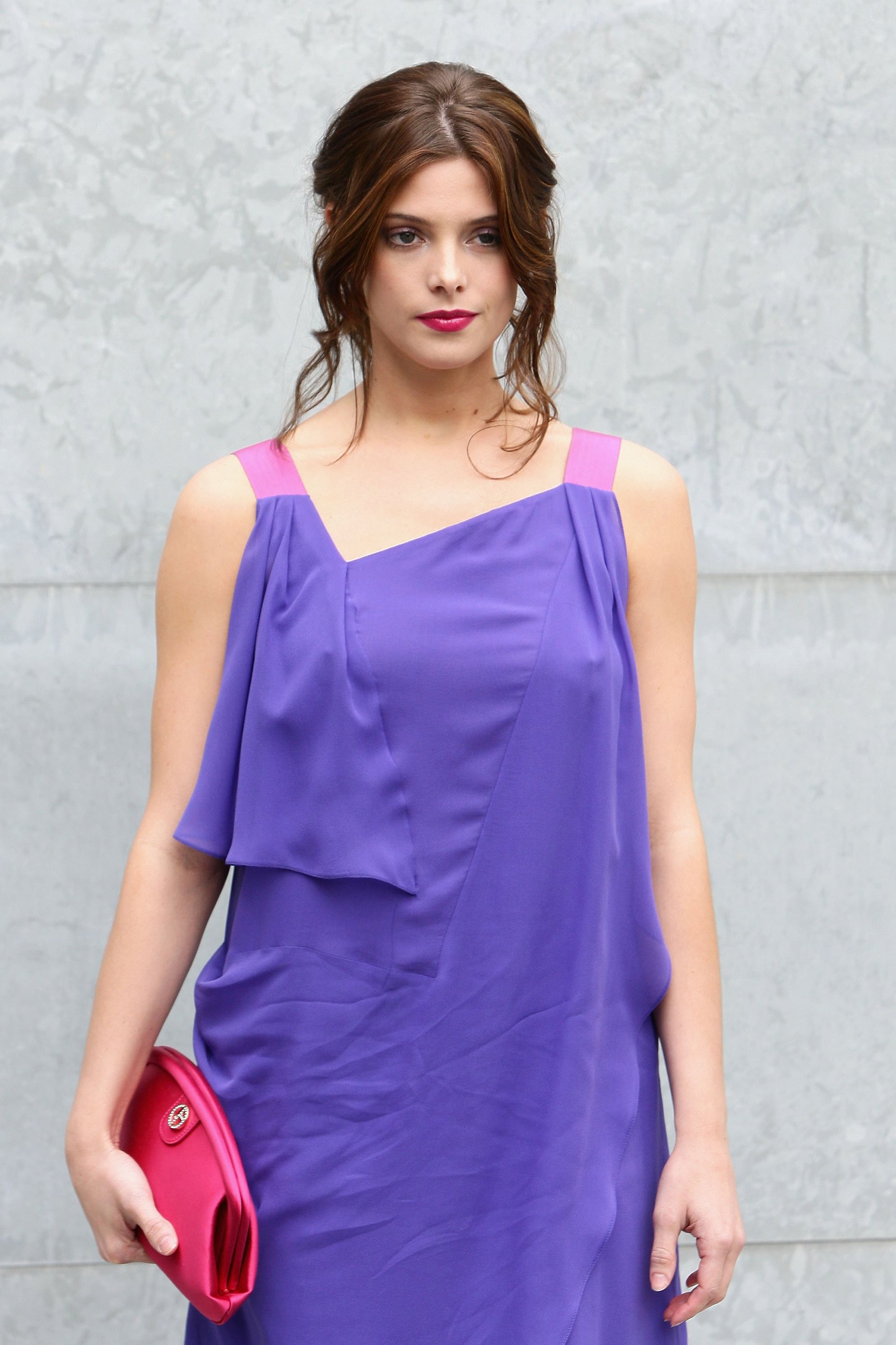 Ashley Greene at Giorgio Armani Milan Fashion Week Autumn Winter 2010 Show on February 27, 2010 