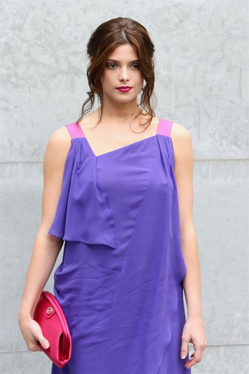 Ashley Greene at Giorgio Armani Milan Fashion Week Autumn Winter 2010 Show on February 27, 2010 