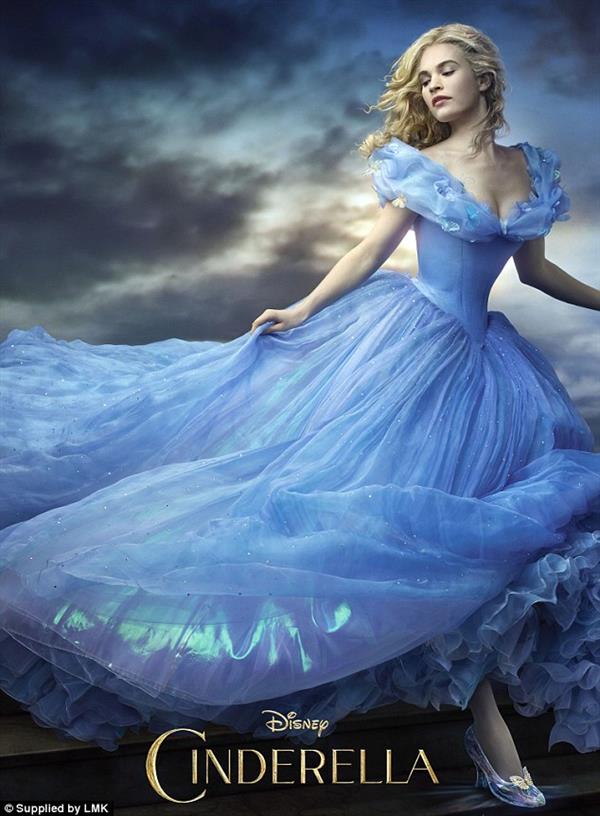 Lily James as Cinderella