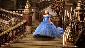 Lily James as Cinderella