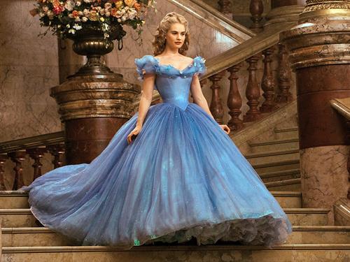 Lily James as Cinderella