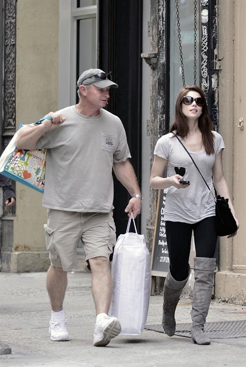 Ashley Greene shopping in New York City on March 18, 2011