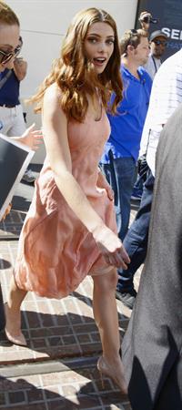 Ashley Greene  At Extra on the Grove - October 2, 2012 