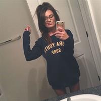 Emily Pemberton taking a selfie