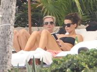 Kate Beckinsale in bikini as she fits in some sunbathing on family holiday in Mexico March 28-2013 