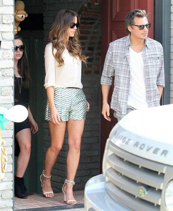 Kate Beckinsale Spotted at the Joel Silver Memorial Day party at his house in Malibu May 27, 2013 