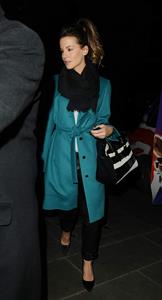 Kate Beckinsale out for dinner at Scott's Restaurant in London February 18-2013 
