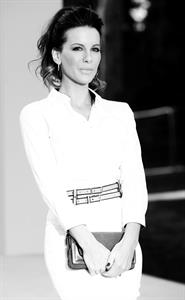 Kate Beckinsale Burberry Prorsum show at London Fashion Week 2/18/13 