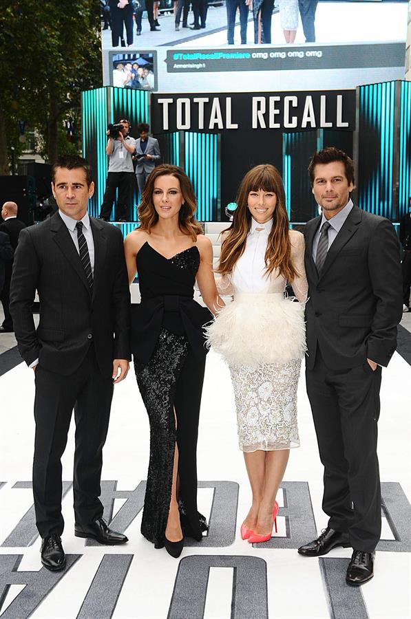 Kate Beckinsale London premiere of Total Recall August 16, 2012