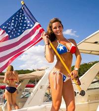 Jena Mays in a bikini