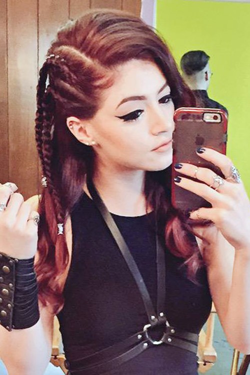 Chrissy Costanza taking a selfie