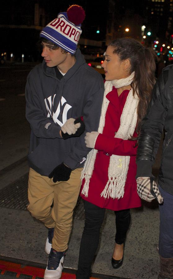Ariana Grande in New York City 1/1/13