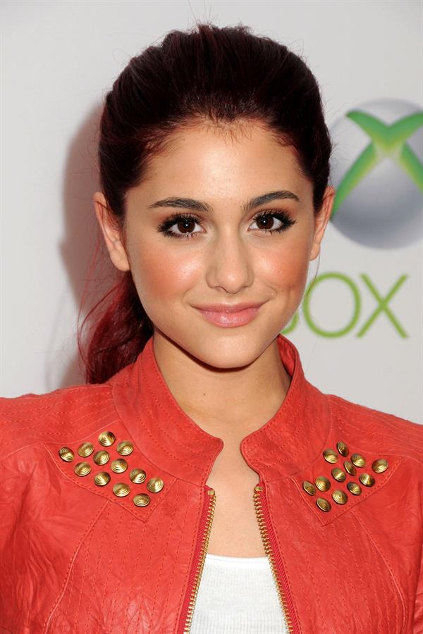 Ariana Grande Project Natal World Premiere for Xbox 360 in Los Angeles July 13, 2010